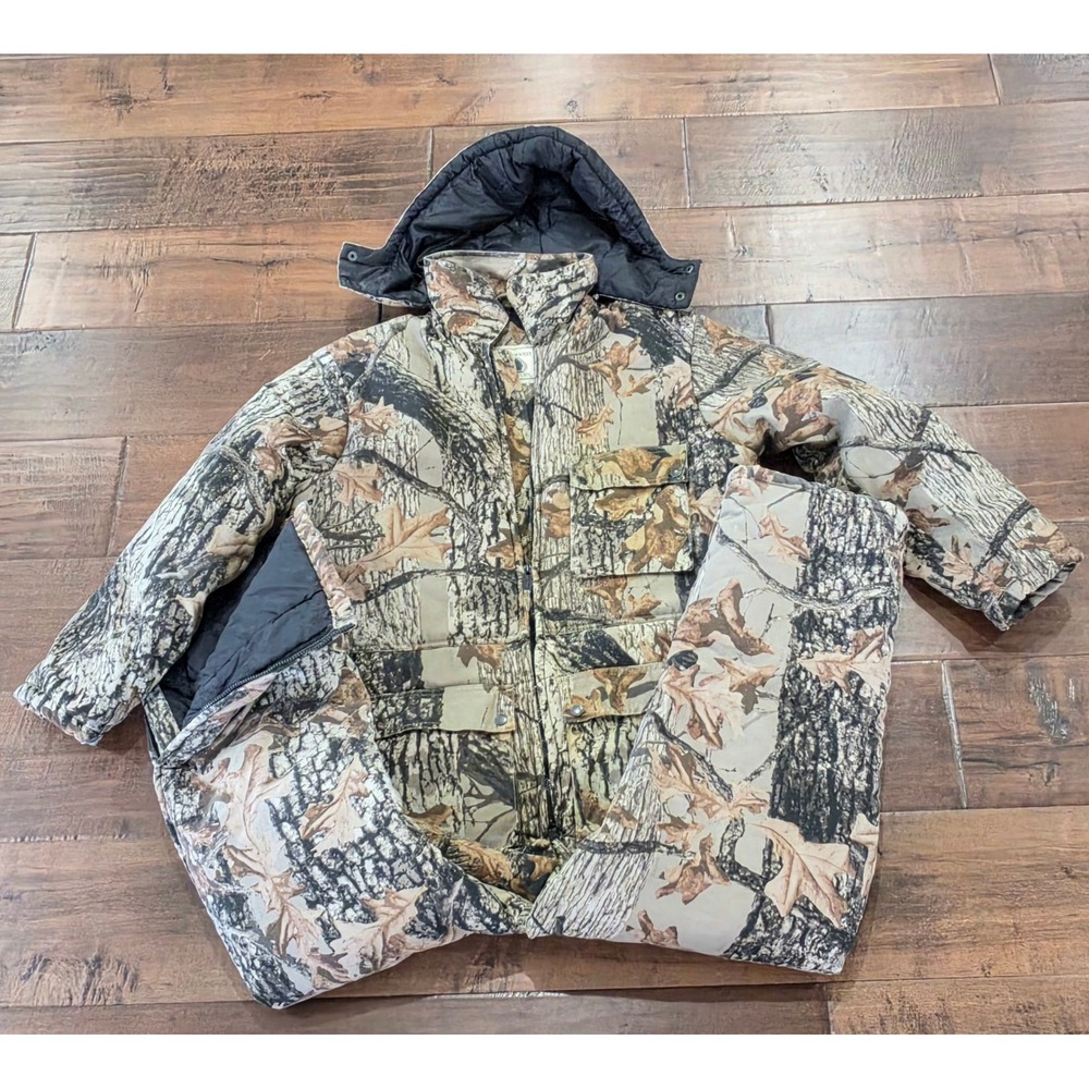 VTG Northwest Territory SNIPER Camo Insulated Hunting Coveralls Detach Hood L